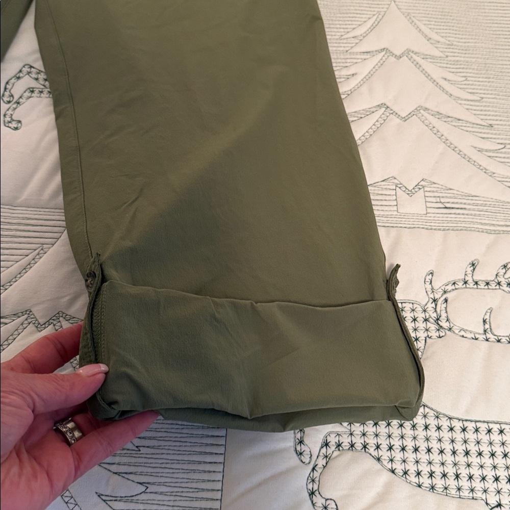 Eastern Mountain Sports Women’s Green Cargo Pants-8R - Picture 8 of 13